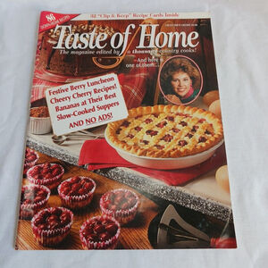 Vintage Taste of Home Magazine 1996 Michigan Cherries Desserts